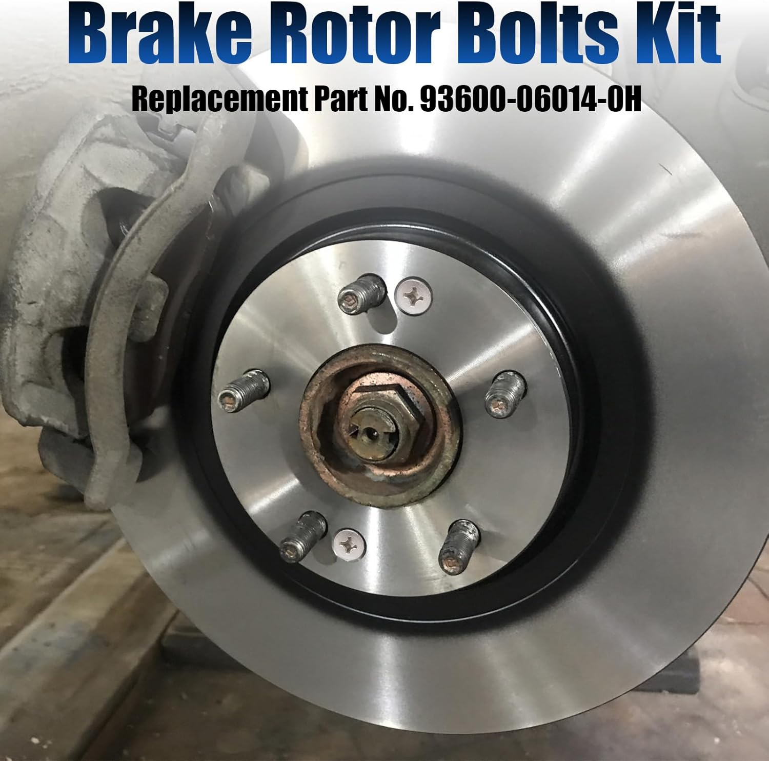 8 PCS Stainless Steel Brake Disc Rotor Screws, Brake Disc Rotor Screws for Front and Rear, 93600-06014-0H, Disc Brake Fixing Screw Compatible with Honda, Acura, Hyundai and Kia Models image number 4