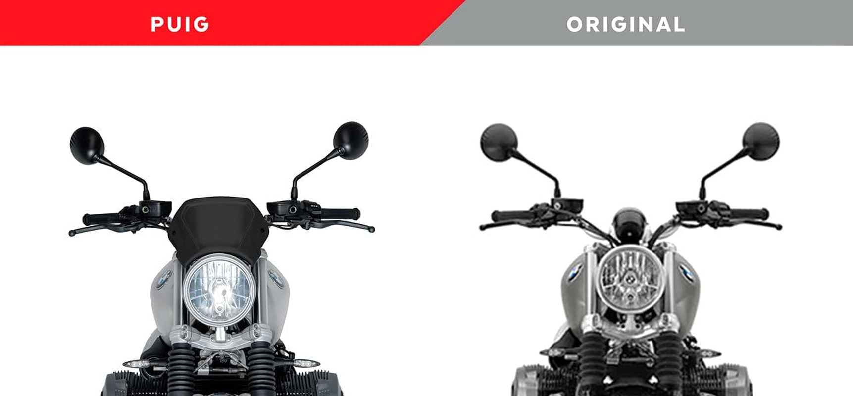 Puig Aluminium Frontal Plate 9798N CB650F, Honda CBR650F 14'-19' - Black image number 3