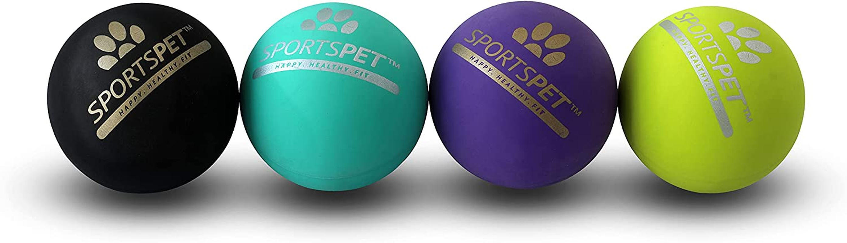 SPORTSPET Tough Bounce Natural Rubber Dog Balls - Highly Durable Tough Bounce Balls (65Mm) image number 6