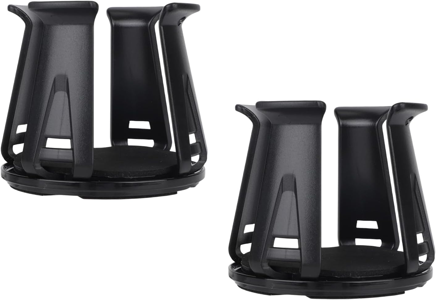 2Pcs Car Cup Holders Insert, Self-Adhesive Automotive Cupholder Wiggle Free Design Easy to Use Automotive Interior Accessories for Fixing Water Cups and Drinks (Black) image number 6
