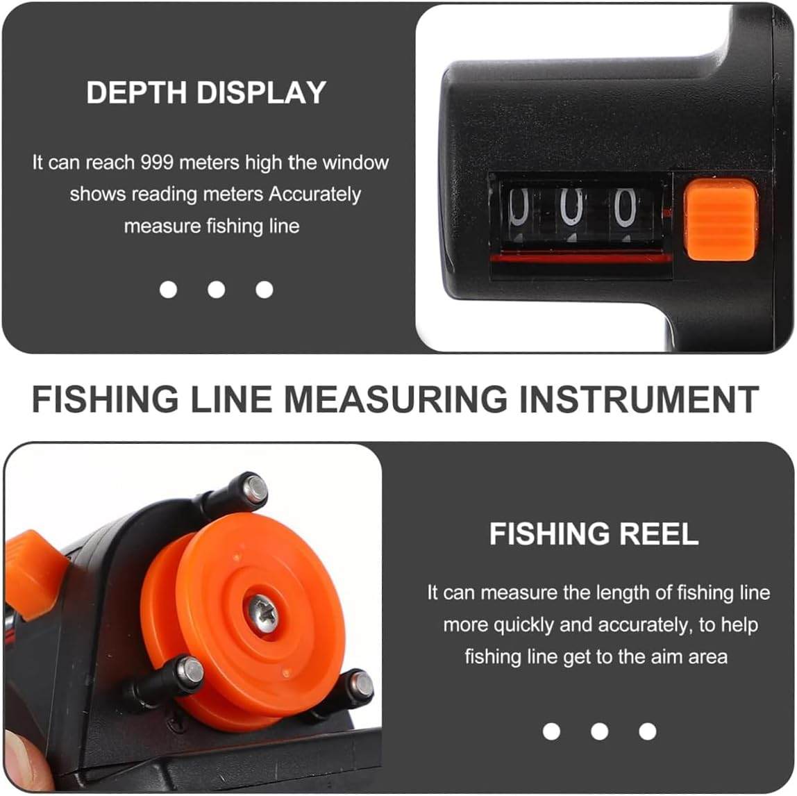 AIMALL 999 Meters Fishing Line Counter with Precision Display and Easy Operation