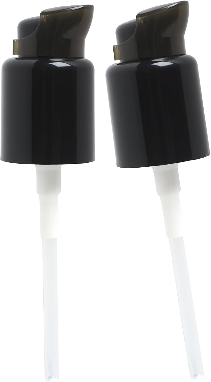 2Pcs Replacement Foundation Pump for MAC and Estee Lauder Double Wear Foundation, Black Replacement Dispenser Pump Make-Up Cosmetic Liquid, with Protective Cap and Pressure Head for Makeup Bottles image number 5