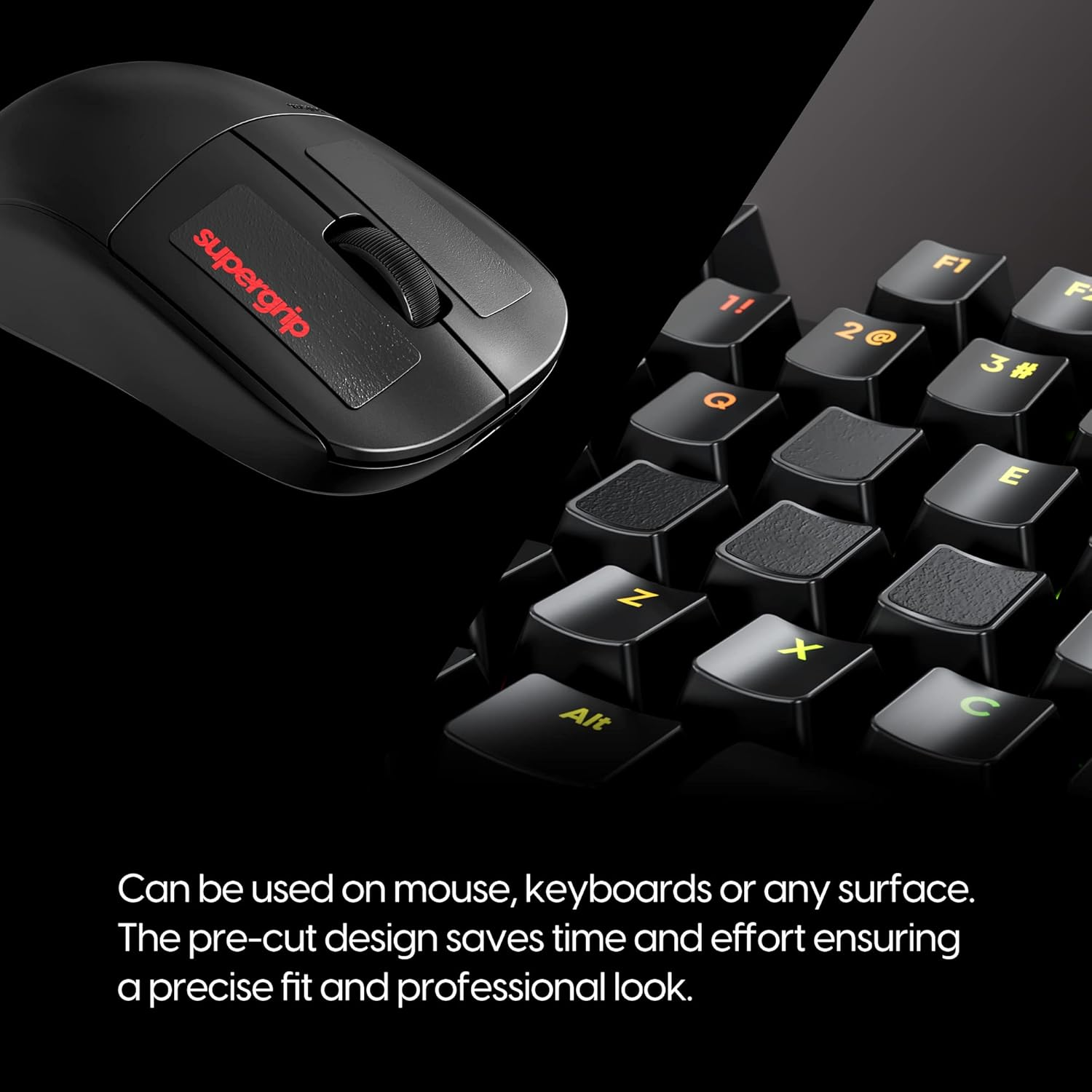 Pulsar Gaming Gears SUPERGRIP Pre-Cut Universal 1 Griptape Pre-Laminated Sweat Absorbing High Performance Universal anti Slip Mouse Grip Tape Ultra-Thin 0.5Mm (0.02In) image number 3