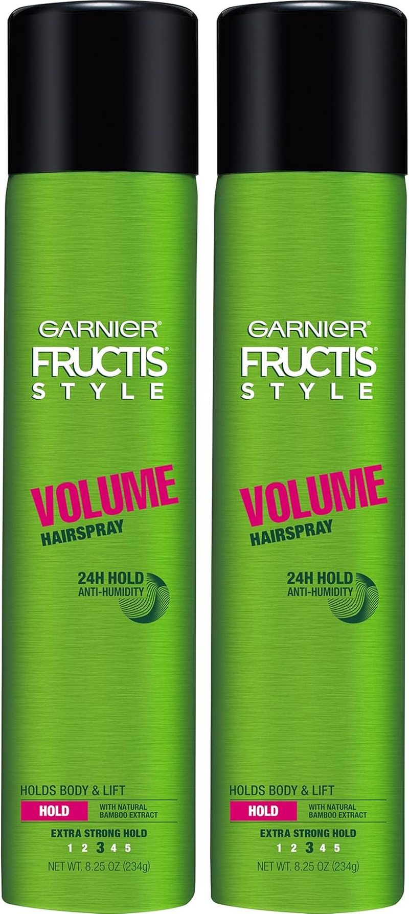 (2 Count, Anti-Humidity Hairspray) - Garnier Hair Care Fructis Style Volume Anti-Humidity Hairspray, 2 Count image number 1