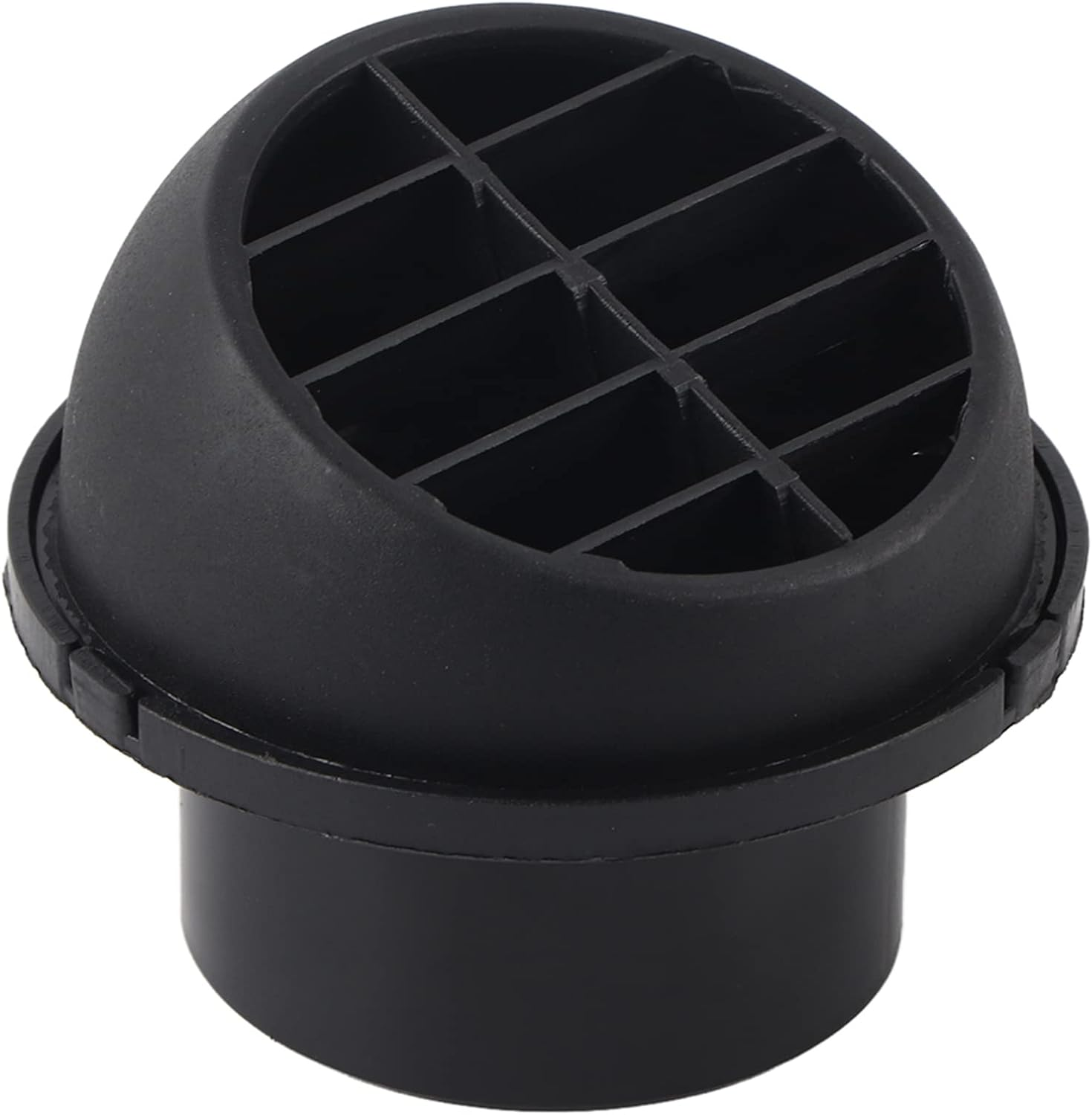 Air Vent Outlet 60Mm Warm, 360 Degrees Plastic Rotatable Warm Air Outlet Car Universal Black Heater Air Conditioner Steering Head Round image number 5