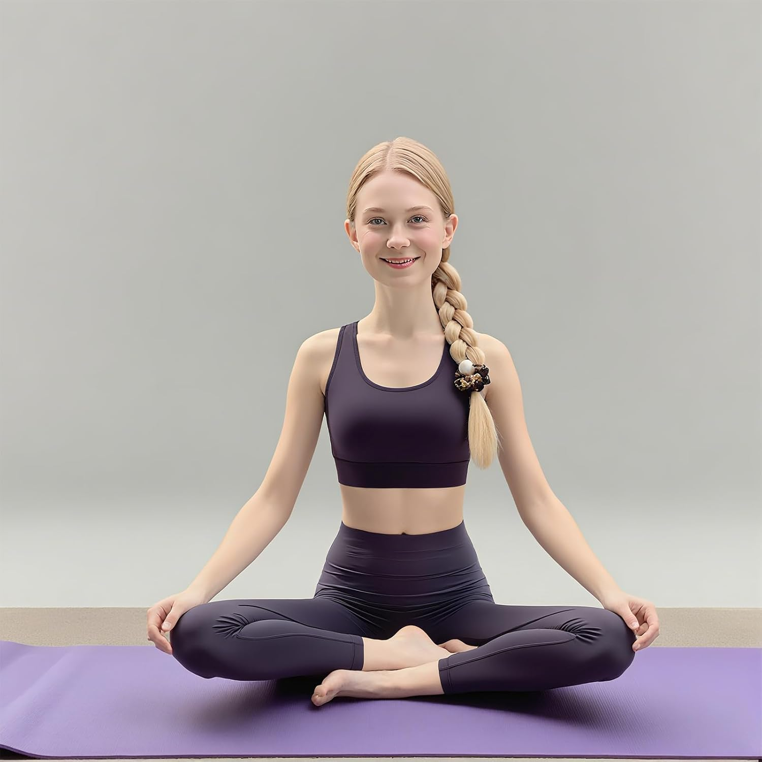 PUSCOBSY Leo Hair Scrunchies for Women, Beads Elastic Fabric Scrunchie Hair Bobbles, Small Hair Friendly Scrunchies for Thin and Thick Hair, Pack of 4 Black Brown Leopard Print image number 3