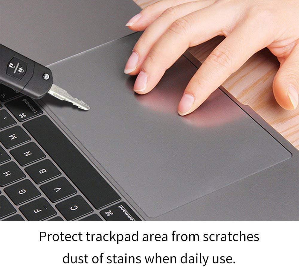 2PCS Macbook Pro 14 Trackpad Protector Cover for 2024 2023 2022 2021 M4 M3 M2 M1 Pro/Max Macbook Pro 14 Inch A3401 A3112 A3185 A2442 A2779 A2918 A2992 Clear anti Scratch Touchpad Skin Accessories - Clear Matte image number 5
