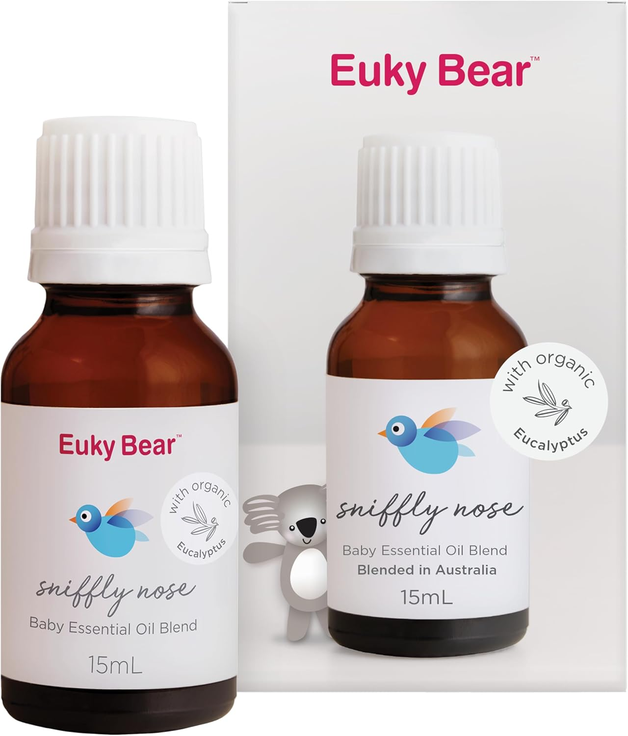 Euky Bear Sniffly Nose Baby Essential Oil Blend 15Ml image number 2