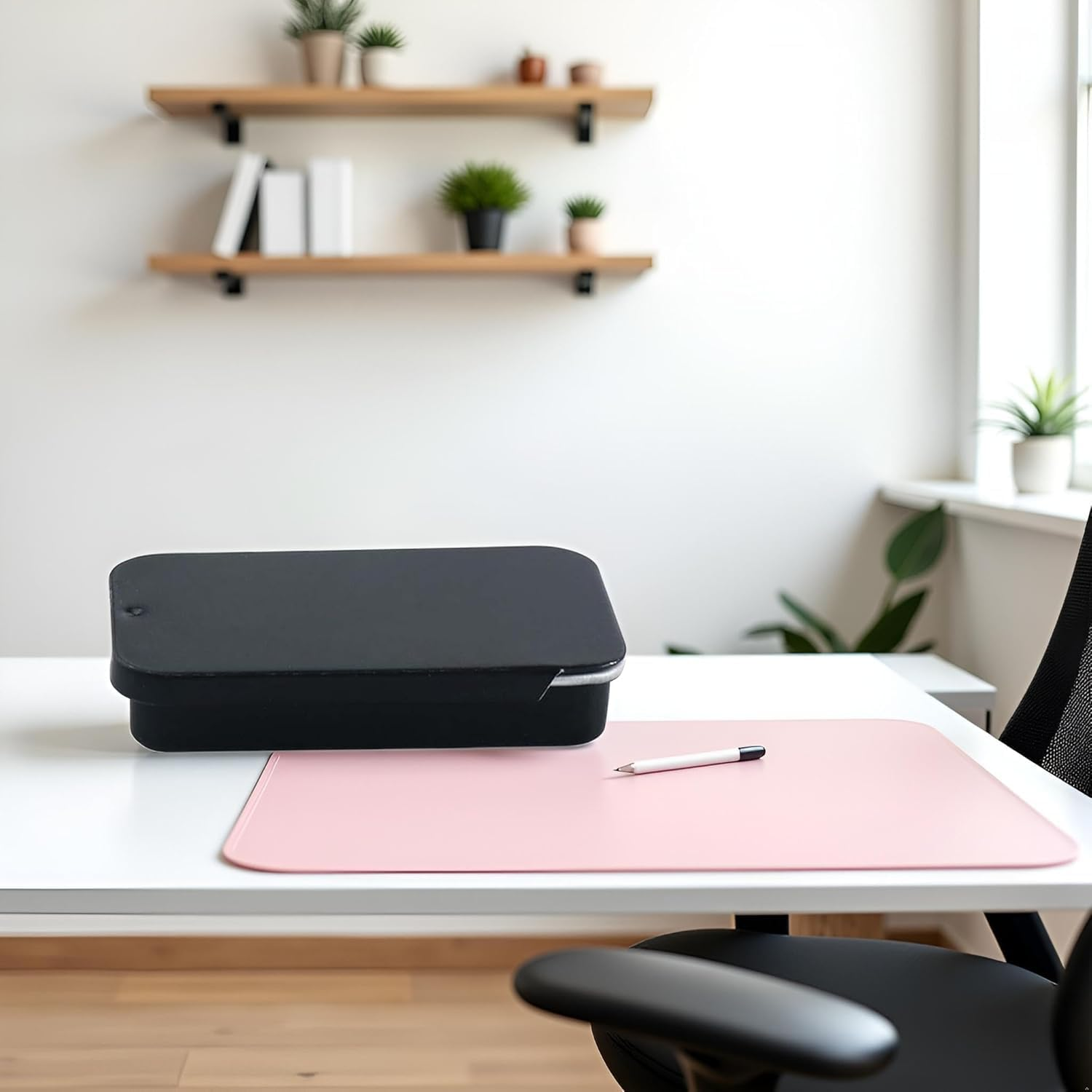 Metal Rectangular Empty Mini Tin Box, Mini Iron Box Tinplate Push Candy Pill Cases Bins Jar Food Small Storage Box Containers for Home Organizer, Decorative Accessories (Black, 1 Small 1 Large) image number 3