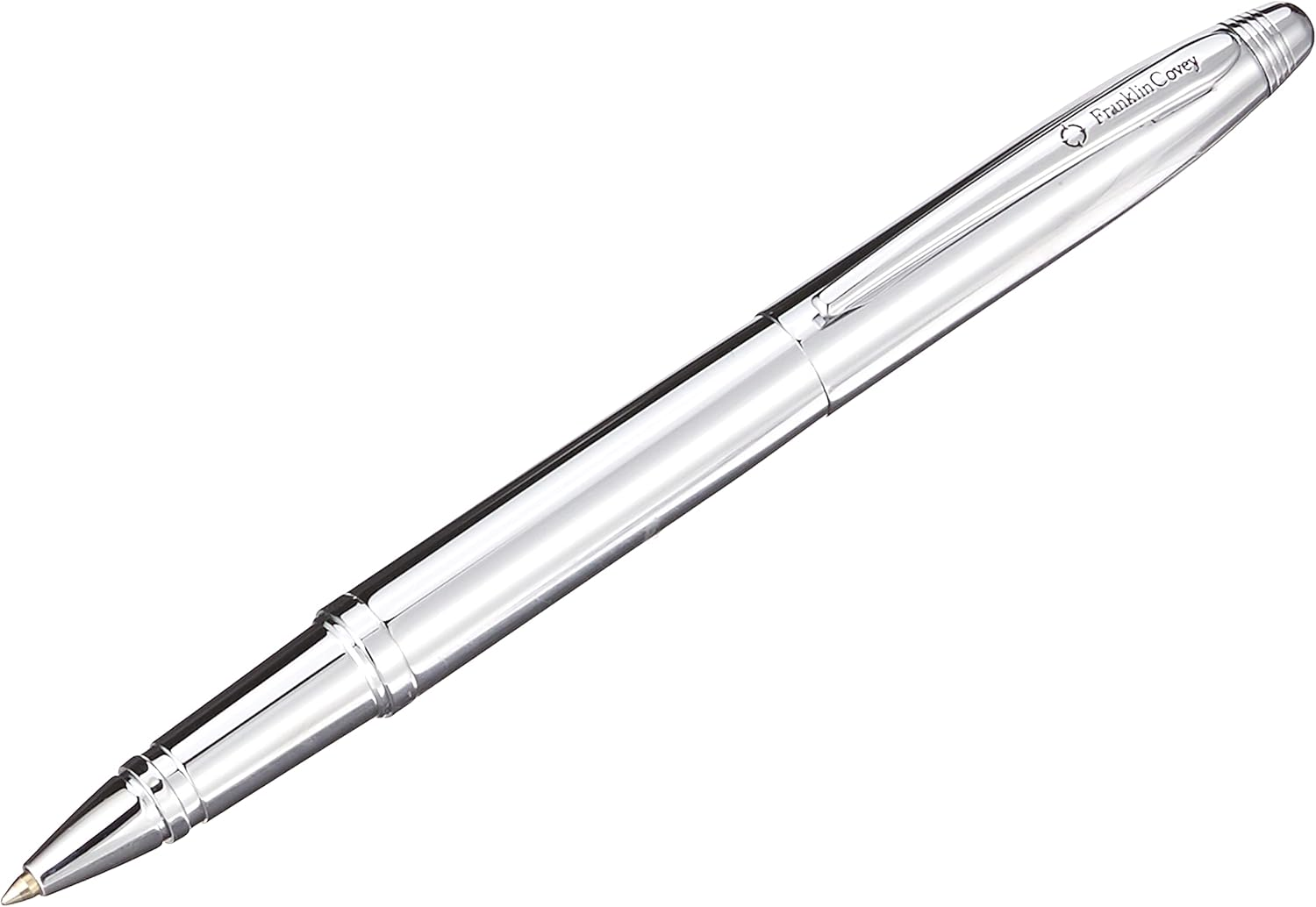 Franklin Covey Lexington, Rolling Ball Pen, Midnight Black Lacquer and Polished Chrome, by Cross (FC0015IM-1) image number 6