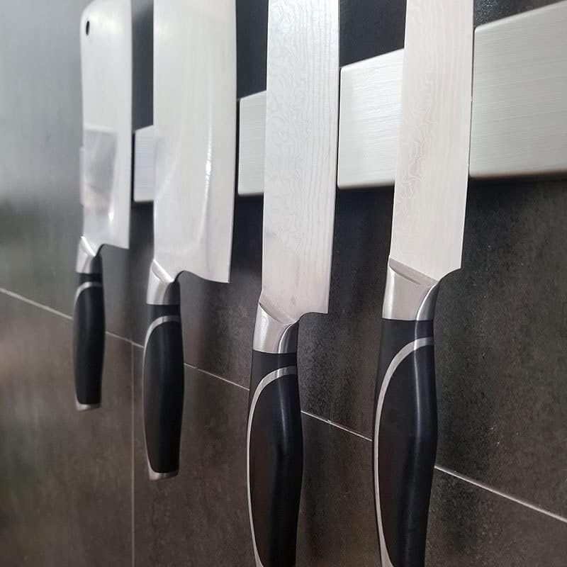 50 CM Magnetic Knife Holder Rack Knives Tool Shelf Stainless Steel Magnet Wall Mounted, Knife Strip, Kitchen Utensil Holder, Tool Organiser, Home Organise image number 1
