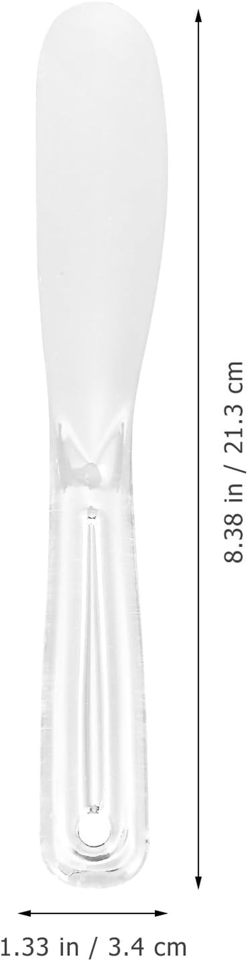 IDEANATEGRATE 5Pcs Silicone Face Mask Applicator Set 20.5Cm &ndash; Skincare Cream Scoop, Cosmetic Mixing Spatula Facial Beauty Spoon for DIY Mask, Eye Cream, and Moisturizer Application image number 4