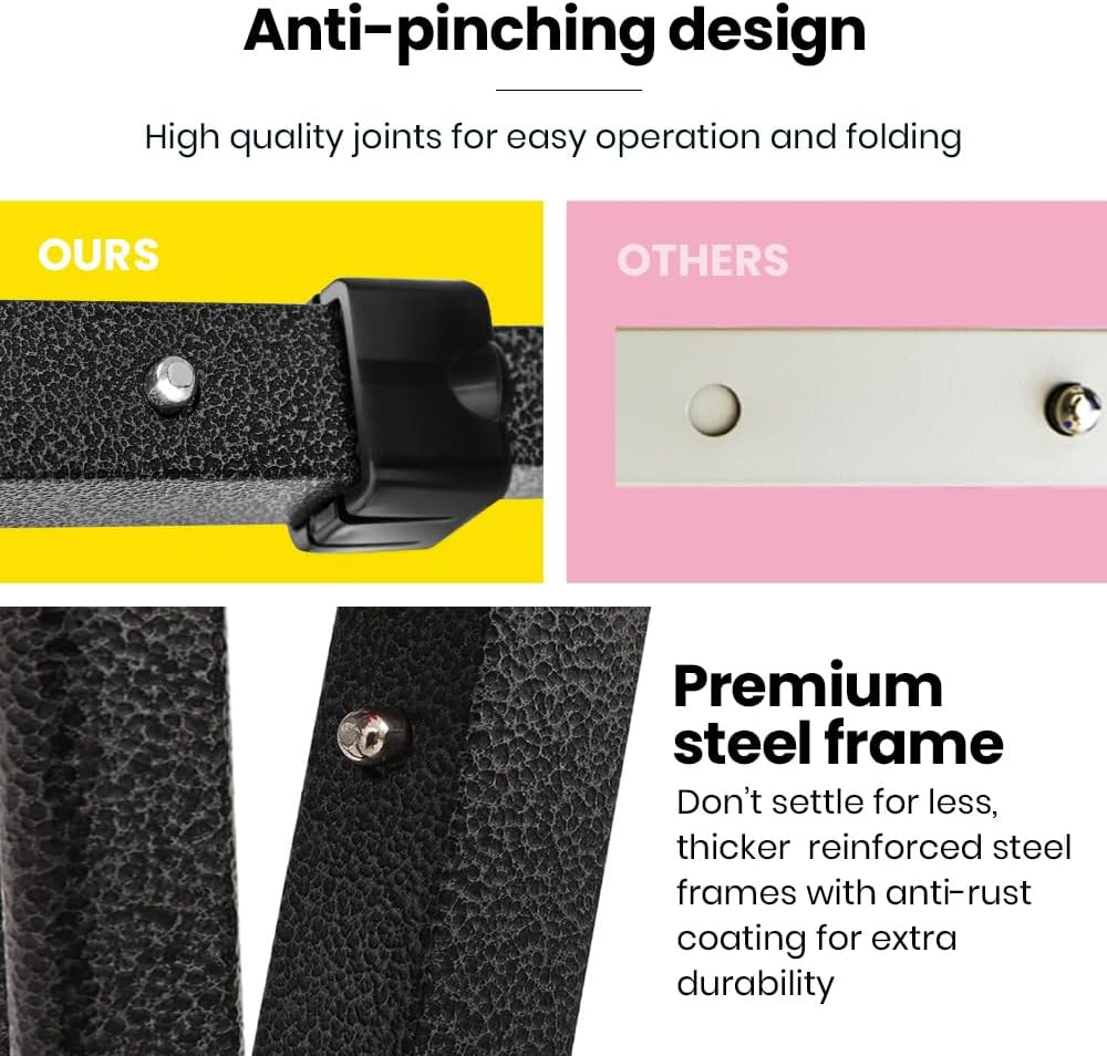 Red Track 3X3M Ultra Compact Folding Gazebo, Walls, Carry Bag, Portable Outdoor Popup Marquee for Camping Beach, Black image number 5