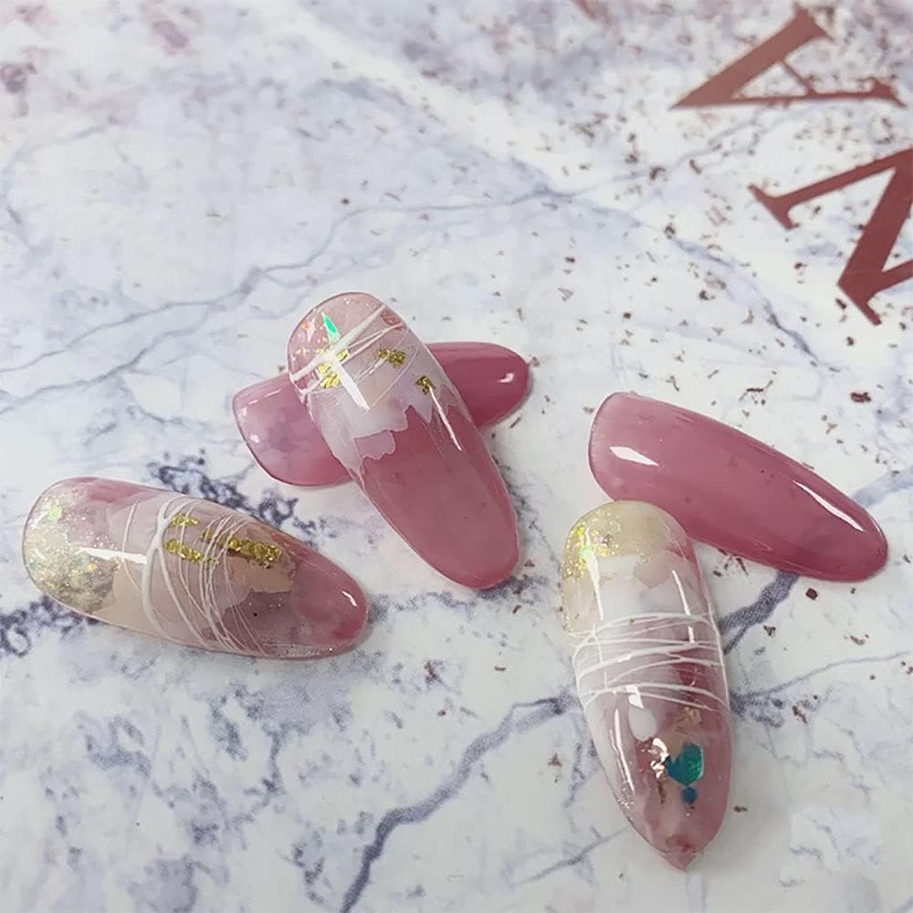 Spider Nail Gel Polish Kit Nail Spider Gel Paint for Nail Art Polish Brush Spider Nail Gel Art Paint for Nails Pulling Line Silk Drawing Painting Uv Led Black White Gel Nail Polish Kit - 6 Spider Gel image number 6