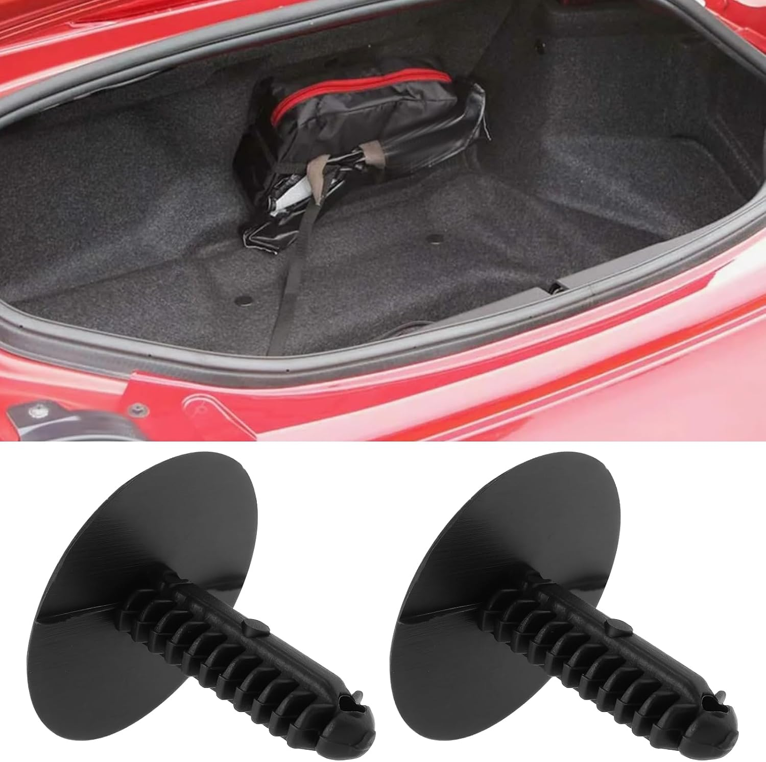 Emagtech 10Pcs Interior Trim Clip Trunk Mat Carpet Fastener Compatible with Mazda MX-5 NA NB NC ND Models image number 2