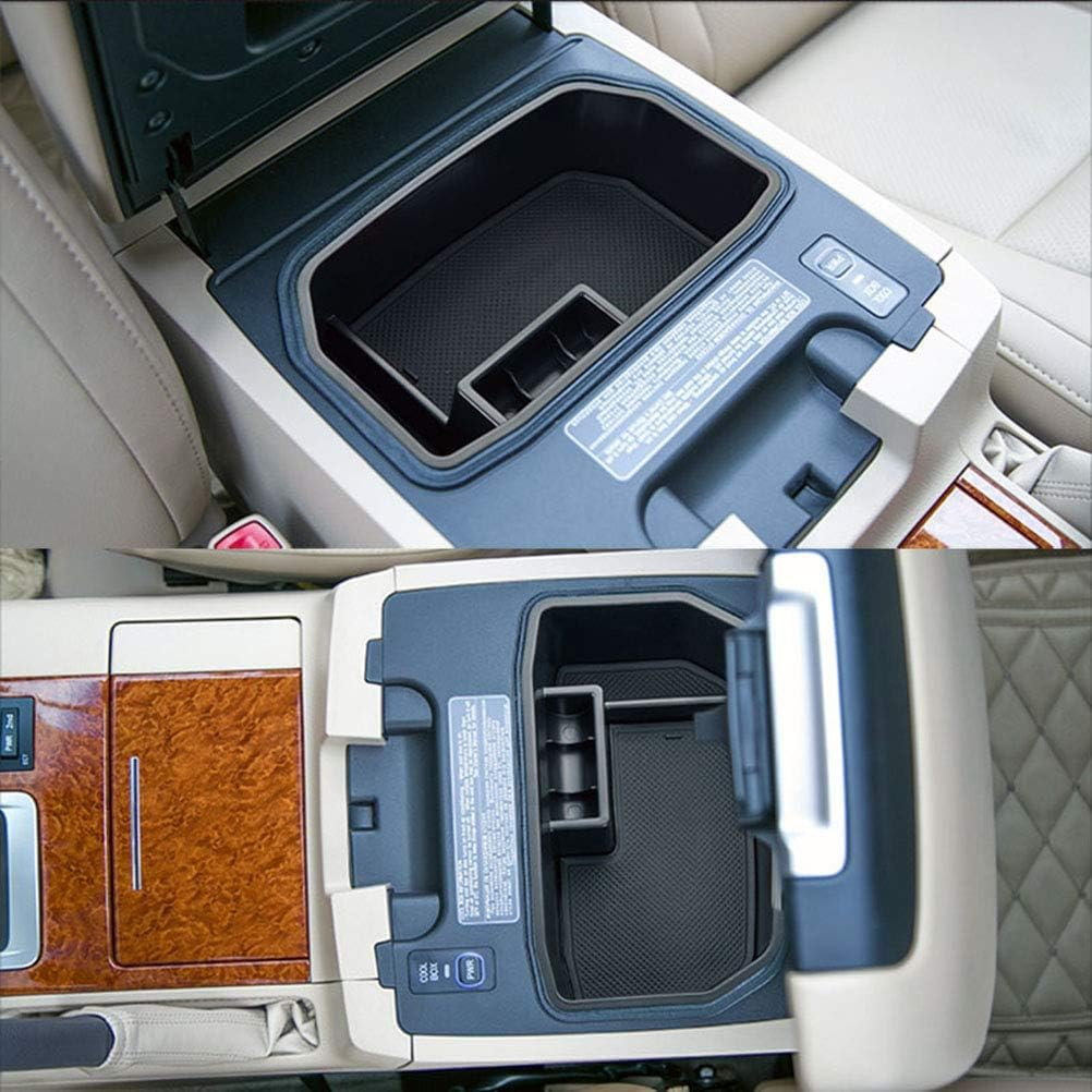 For Toyota Land Cruiser J200 Lexus Lx570 Center Console Organizer Armrest Secondary Storage Box Container Phone Holder Glove Tray Car Interior Accessories 2008-2018 2019 2020 2021 image number 3