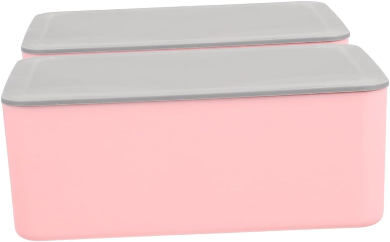 2Pcs Compact Wet Tissue Box Portable Wipes Container Seal Elegant Storage Case image number 4