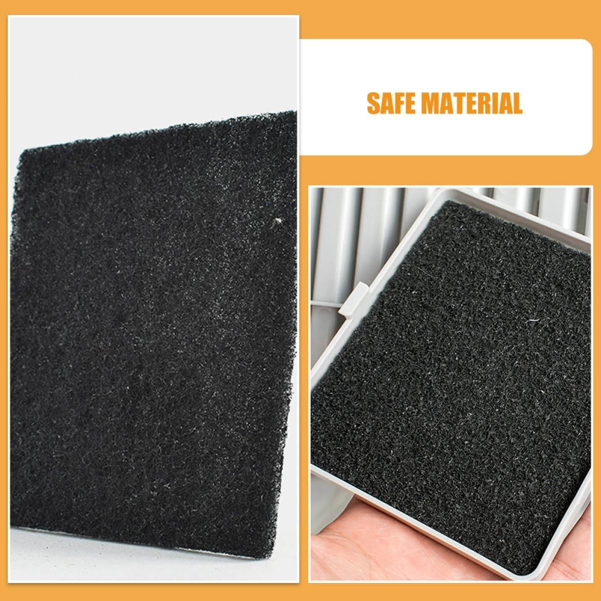 COLLBATH Cat Litter Box Freshness Filters 6Pcs Charcoal Filters for Odor Control Pet Odor Removers image number 2