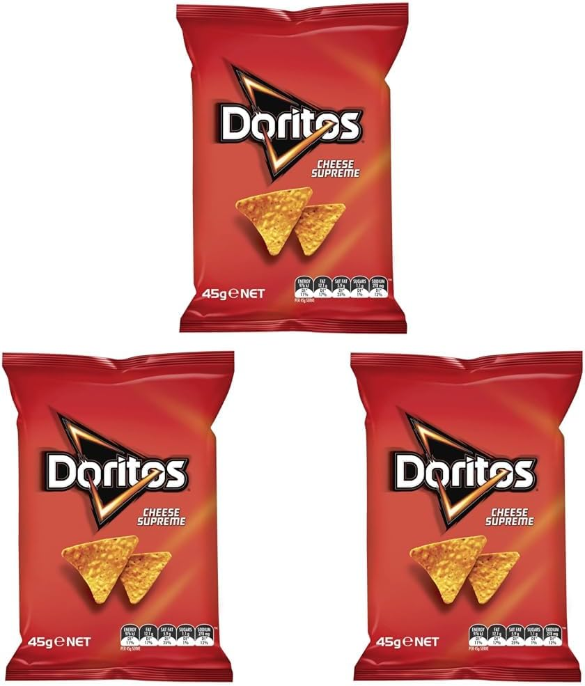 Doritos Corn Chips Snack Pack Cheese Supreme 45G image number 2