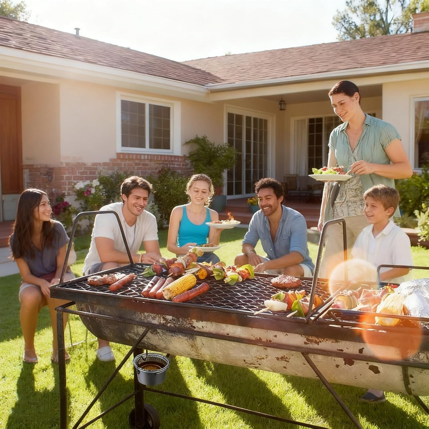 Grease Cup with Clip for Char-Broil/Kenmore Outdoor Grills and Other Similar Grills, Grease Catcher Cup for Masterbuilt 30-Inch Propane Smoker, Come with Aluminum Drip Cups(10 Pack) image number 3