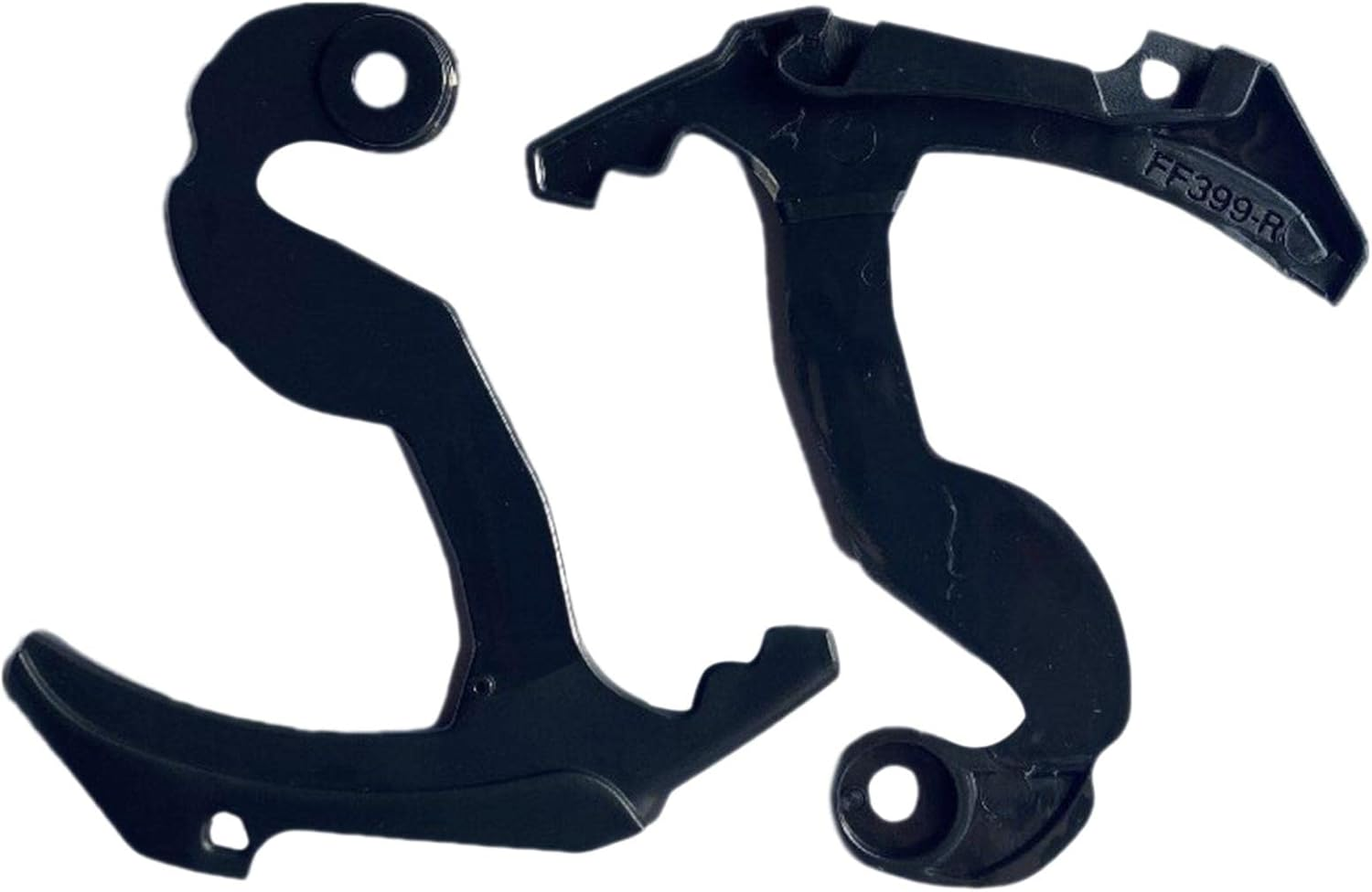 2 Pieces Helmet LS2 Ff399 Lens Base, Replacement Accessories Moulding Helmet Visor Support Visor for Ff396 Parts, Supplies image number 1