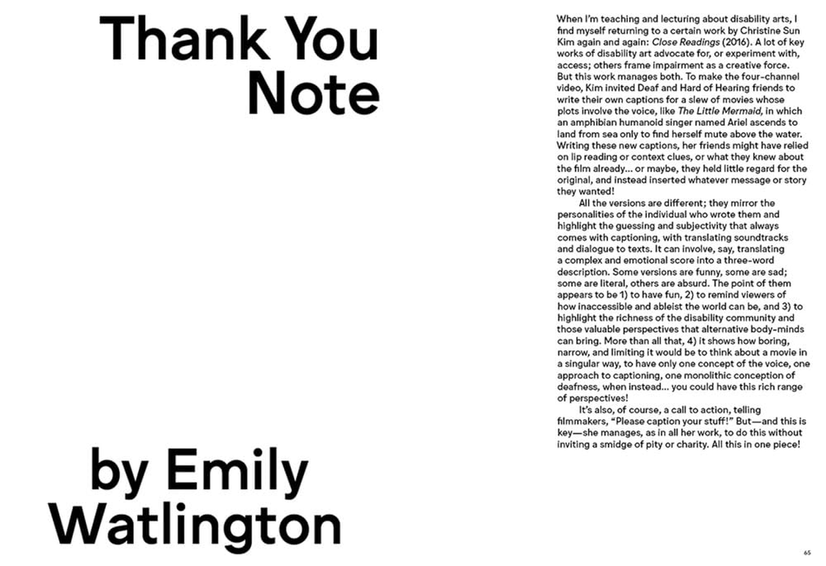 Christine Sun Kim: Oh Me Oh My image number 4