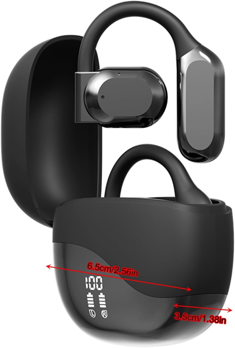 Vroomoto AI Language Translator Earbuds Real Time Open Ear Translation Headphones Support 144 Languages Wireless BT Earphones for Travel Business image number 5