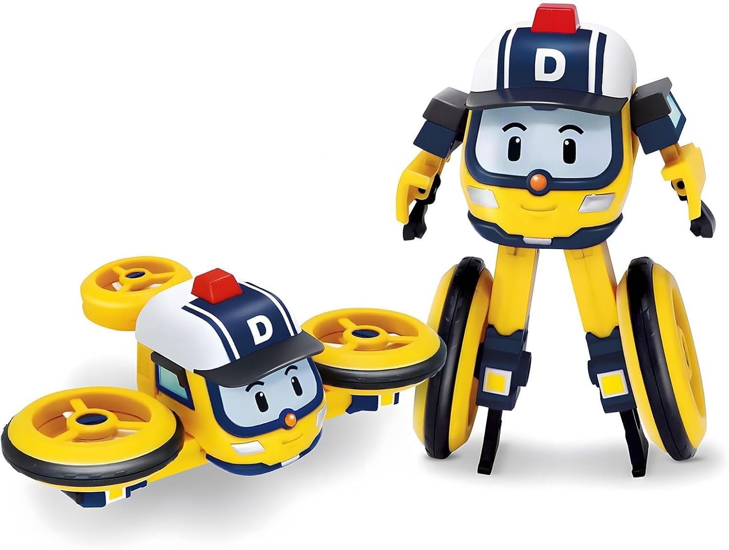 Robocar Poli Sandy Transforming Robot, 4" Transformable Action Toy Figure Vehicle, Emergency Vehicle Playset, Holiday Birthday Rescue Car Toys Gift for Boys Girls Age 1 2 3 4 5