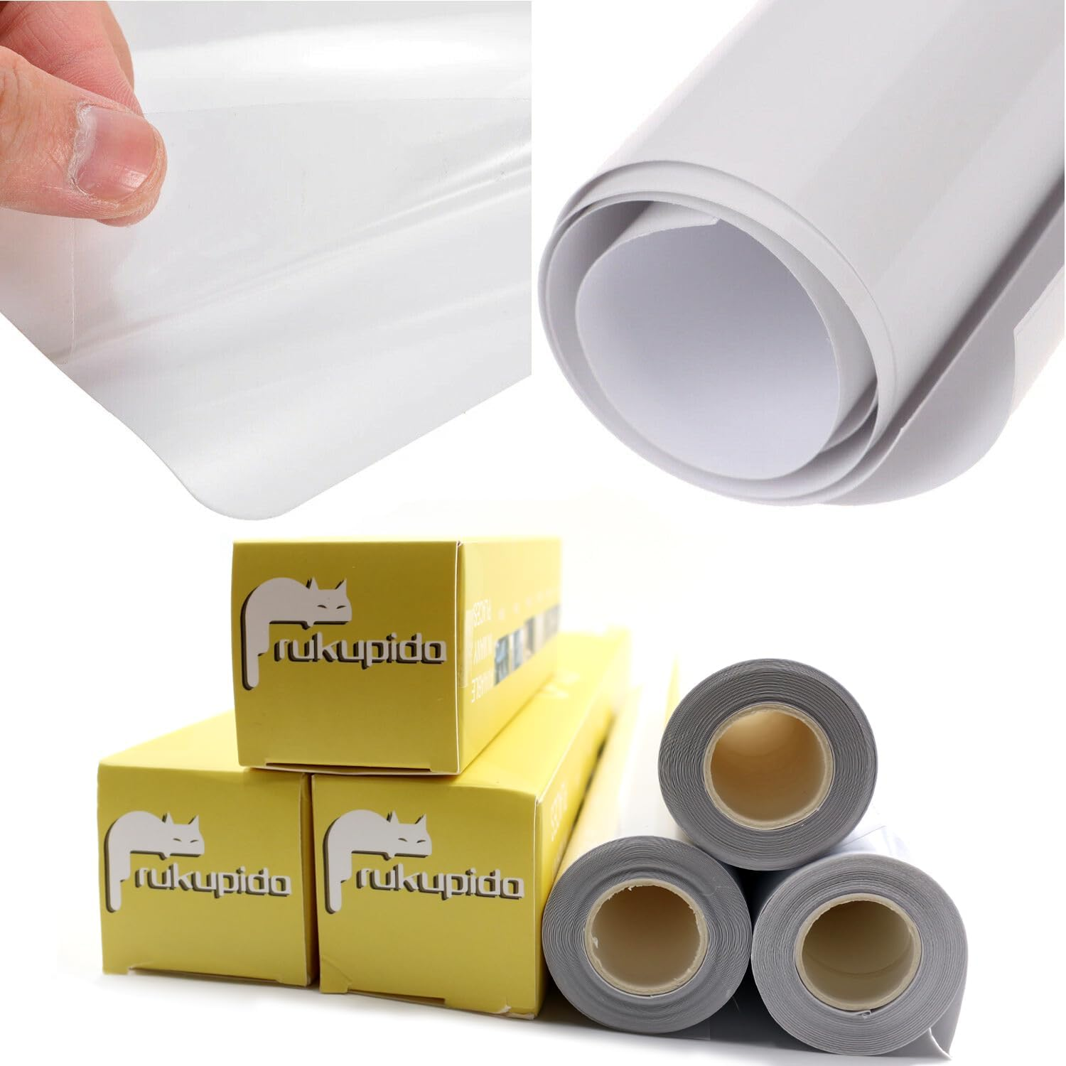 Scratch Protection Cat Tape 10 M X 30 Cm, Scratch Protection Sofa Cat Pad Dogs Scratch Protection for Doors anti Scratch Film for Cats for Furniture Couch Door Wall Scratch Repellent image number 1