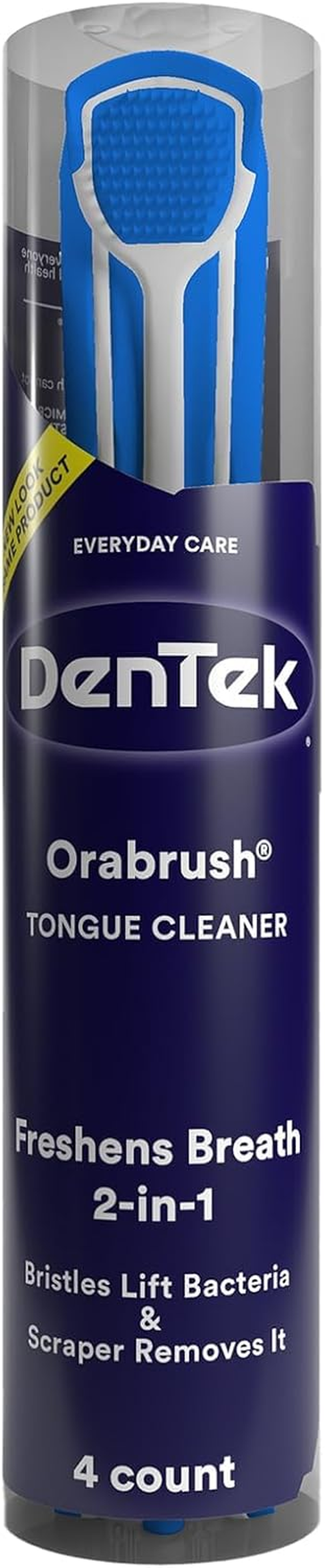 Orabrush Tongue Cleaner Helps Fight Bad Breath, 1 Count (Pack of 2) image number 4