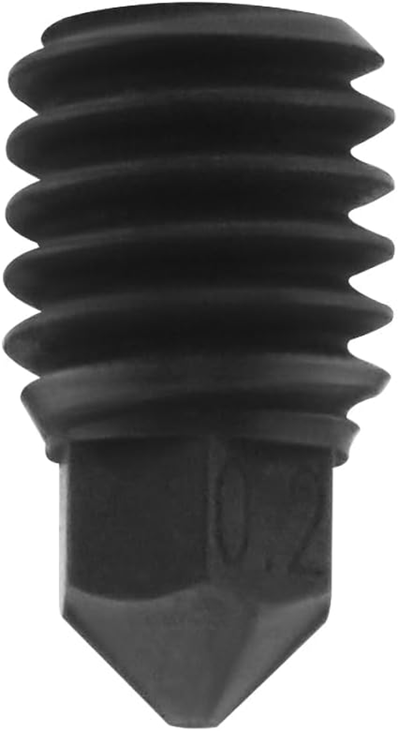 Emagtech 0.2Mm Hardened Steel Nozzles Compatible with Bambu Lab X1 and P1P 3D Printers for High-Temperature Upgrade Hotends up to 500 Degrees Celsius image number 4