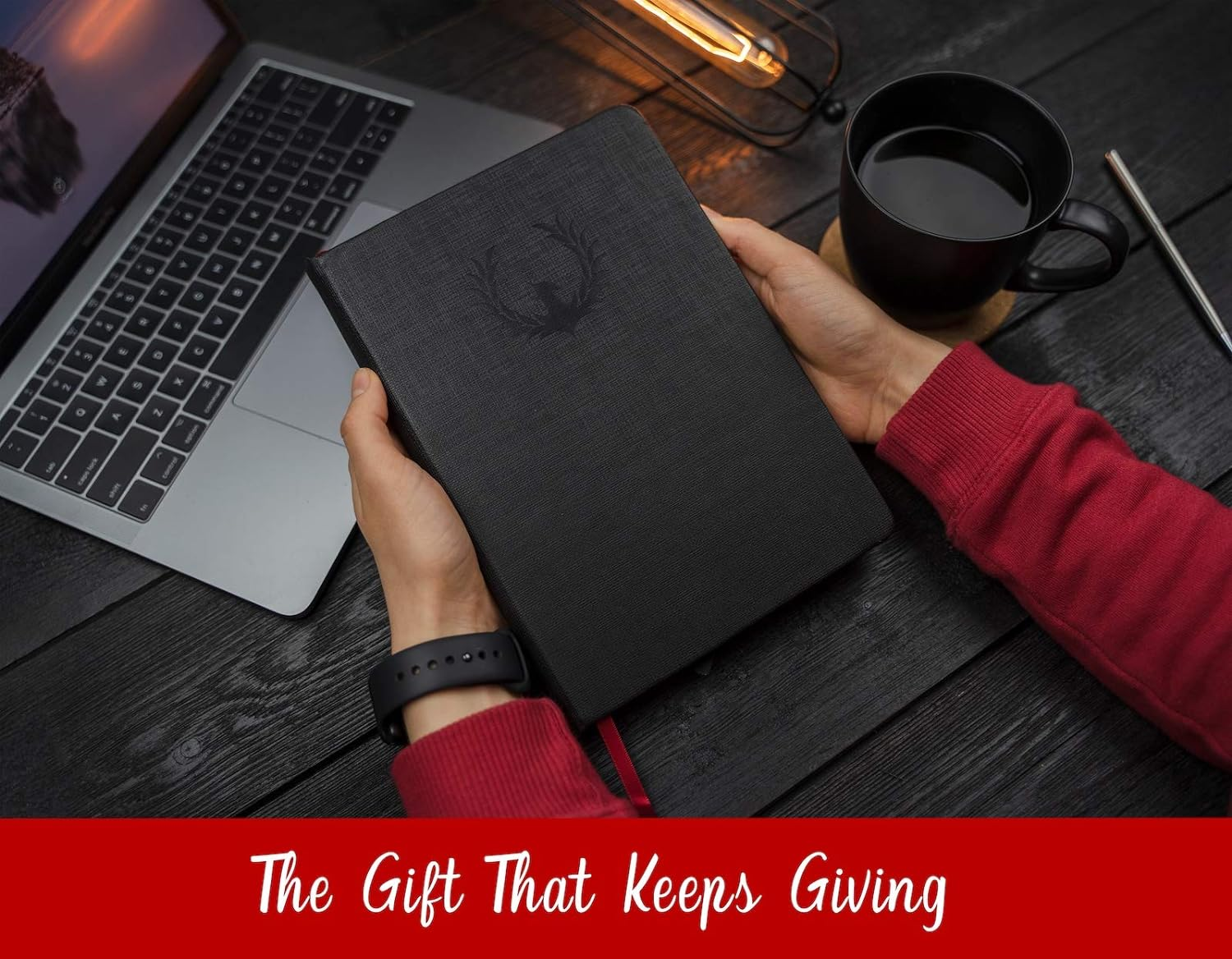 The Phoenix Journal - Best Daily Goal Planner, Organizer, Calendar for Goal Setting, Gratitude, Happiness, Productivity - Vision Board & Habit Tracking - 12 Weeks, Undated, Hardcover - Black image number 3