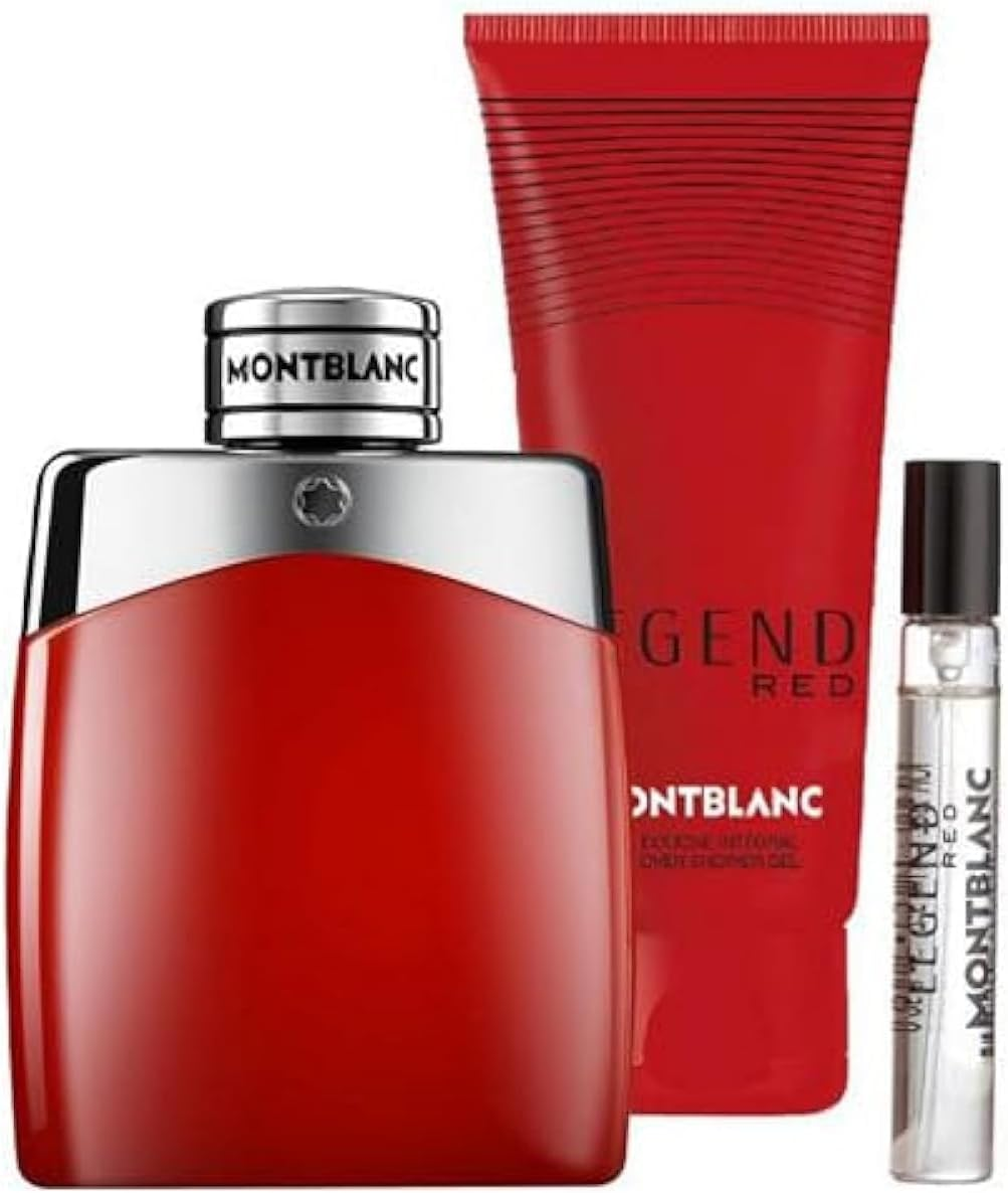 Montblanc Legend Red 3-Piece Gift Set for Men
