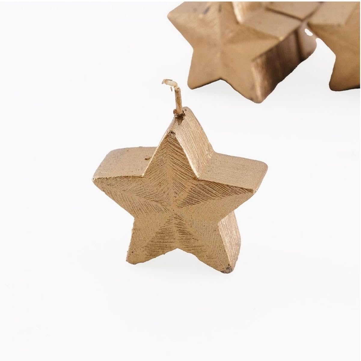 Shisei 106498 Fibre Stella Candles Small Size Interior Atmosphere Lighting Gold (W5Xd2Xh5Cm)