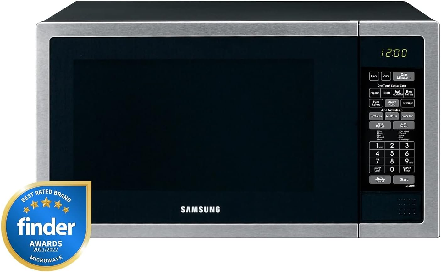 Samsung 40L, Sensor MWO, Stainless Steel, 1000W Ceramic Enamel Interior image number 2