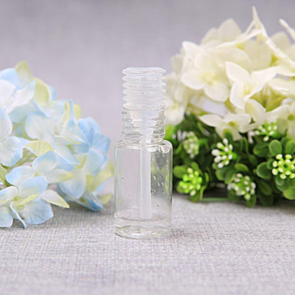 LTKJ 25 Pack 1.2 Ml Pretty Empty Lip Gloss Tubes Containers, Clear Mini Refillable Lip Balm Bottles with Rubber Inserts and 3Pcs Transfer Pipettes for Lip Samples Travel DIY Makeup (Rose Gold) image number 4