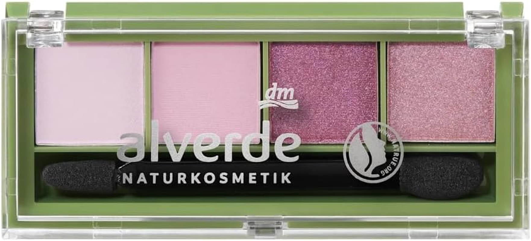 Alverde Naturkosmetik Quattro 98 Lavender Dream Eyeshadow Palette, 4.4 G