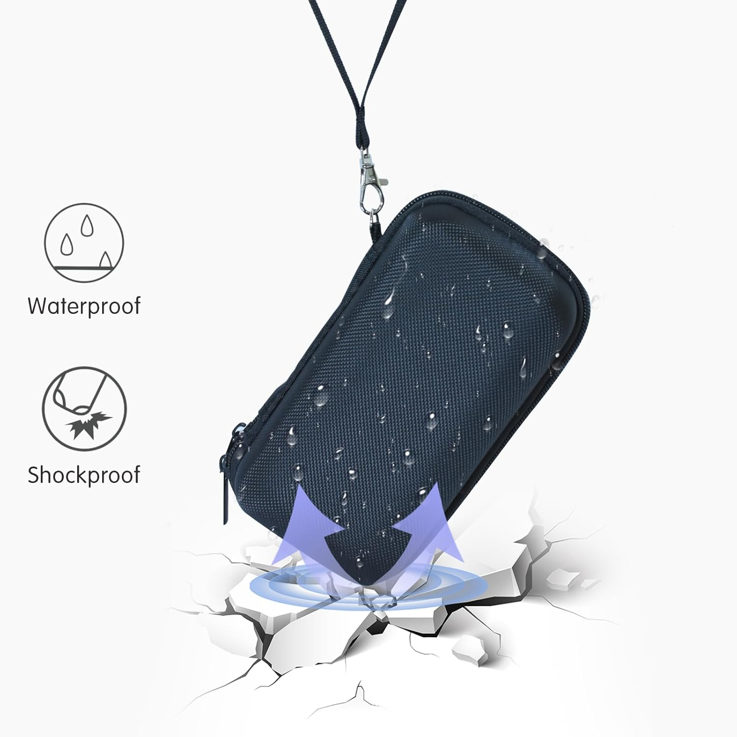 Case for Marshall Emberton Iii/Emberton II Portable Bluetooth Speaker, Black(Only Case)