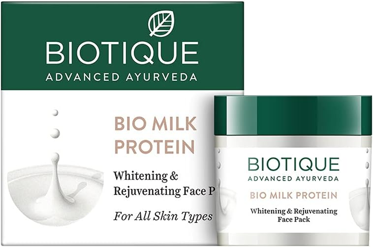 Biotique Milk Protein Whitening & Rejuvenating Face Pack 50G/1.76Fl.Oz.