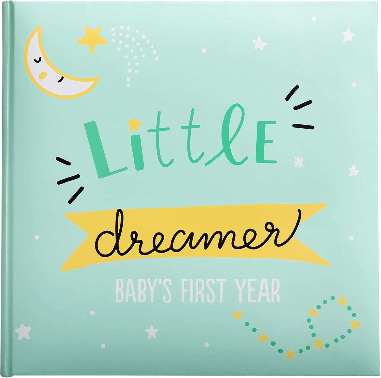 Kate & Milo Little Dreamer Stars Baby'S First Year Memory Book, Baby Milestones Photo Album, Whimsical Gender Neutral image number 3