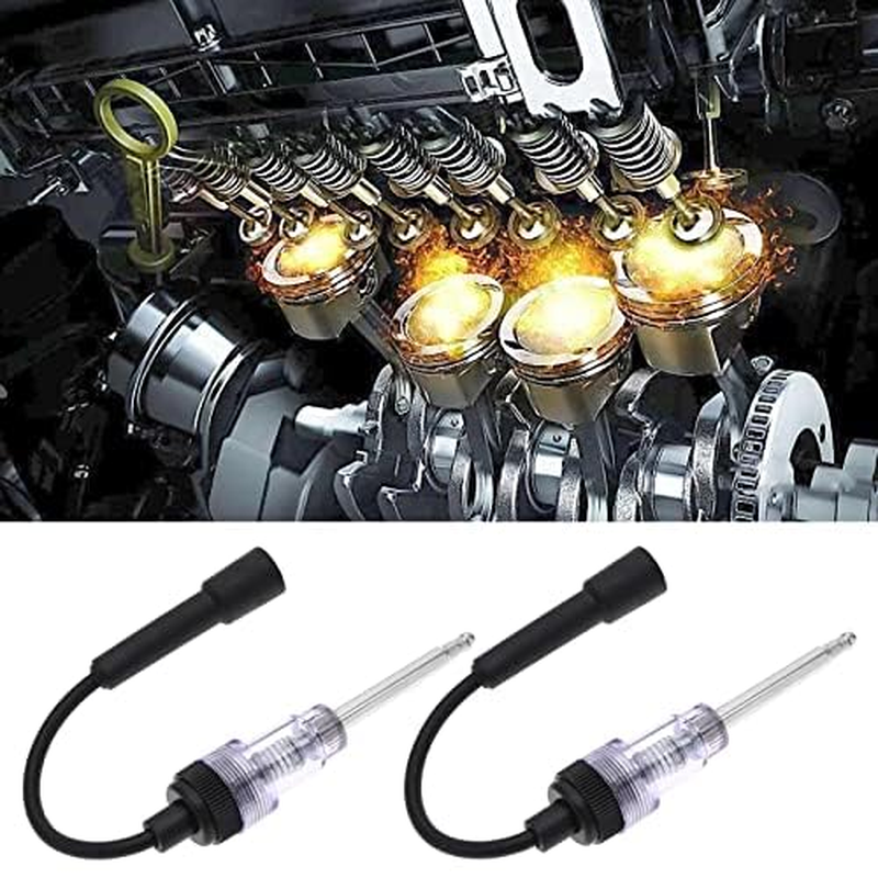 2 Pcs Automotive Inline Spark Tester for Small Engine Ignition Coil Test Accessories for Lawn Mower, Motorbike and Other Small Engine Vehicles image number 3