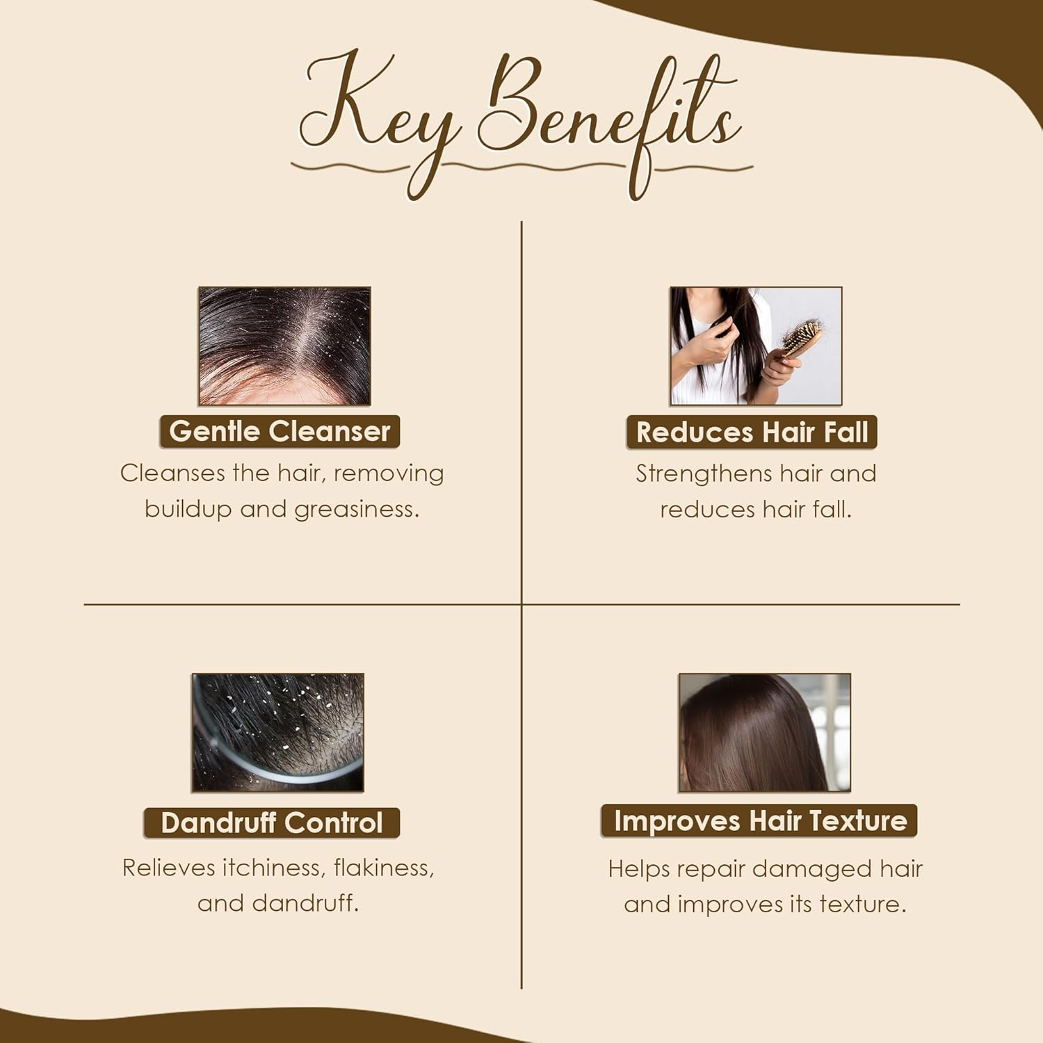 Mi Nature Organic Shikakai Powder 227G/0.5 LB - Acacia Concinna - Natural Hair Cleanser & Conditioner