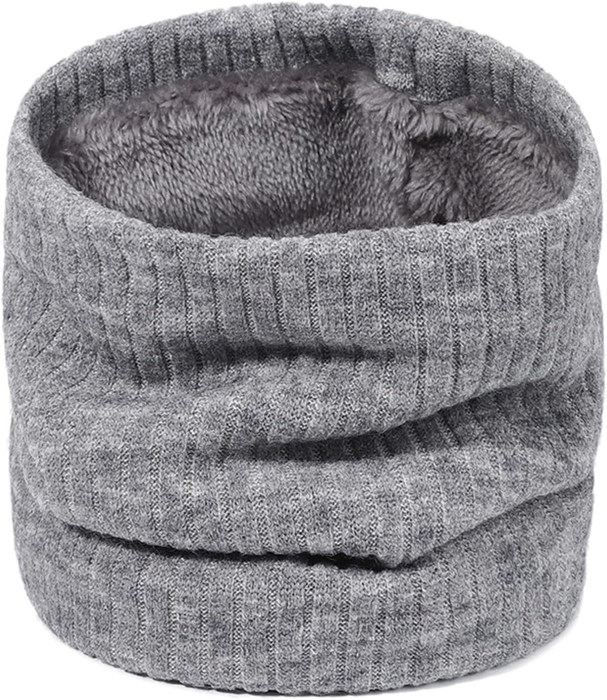 Winter Neck Warmer Gaiter Scarf Winter Outdoor Thermal Snood Fleece Tube Ski Neck Warmer Gaiter Beanie Hat for Mens Womens Cycling Outdoor Sports