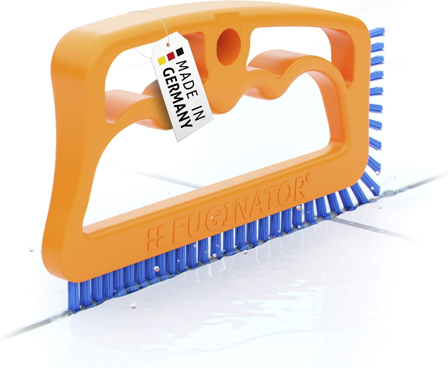 Fuginator Scrub Brush for Tile and Grout: Stiff Nylon Bristle Scrubbing Brush - Bathtub and Shower Scrubber for Floor Joints and Tile Seams - Cleaning Brushes and Supplies for Bathroom and Kitchen image number 4