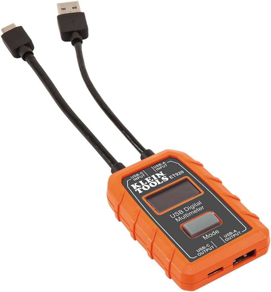 KLEIN TOOLS USB-A and USB-C Digital Meter, ET920 image number 2