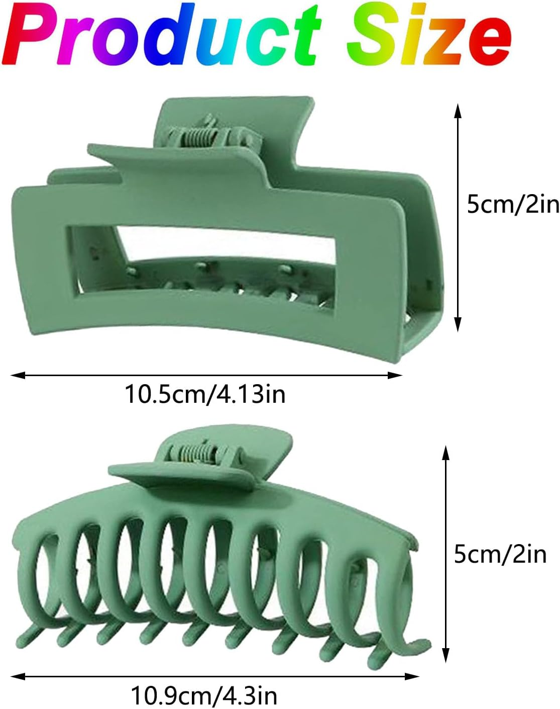 Claw Clip, Mtxorvix 8 Pack Hair Clips, Hair Claw Clips for Women Girls Thick Thin Hair, Hair Claw Clips Strong Matte Banana Clips Strong Hold Jaw Clip, Hair Clips for Women, Claw Clips for Thick Hair image number 4