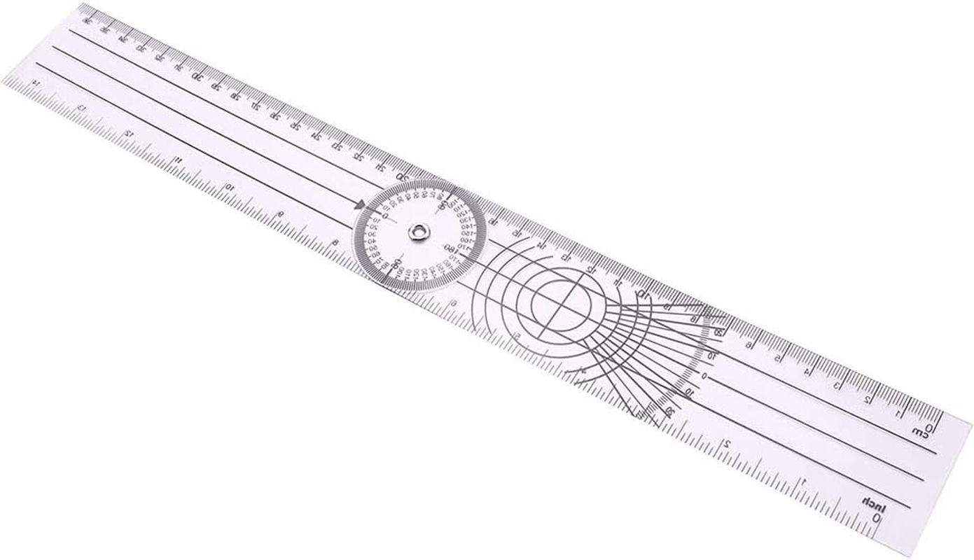 6 Pcs Finger Goniometer, 6/8/12 Inch Angle Finger Goniometer,360&deg;Goniometer Set, Occupational Therapy Protractor Tool Measuring Angle Ruler 360 Degree Universal image number 5