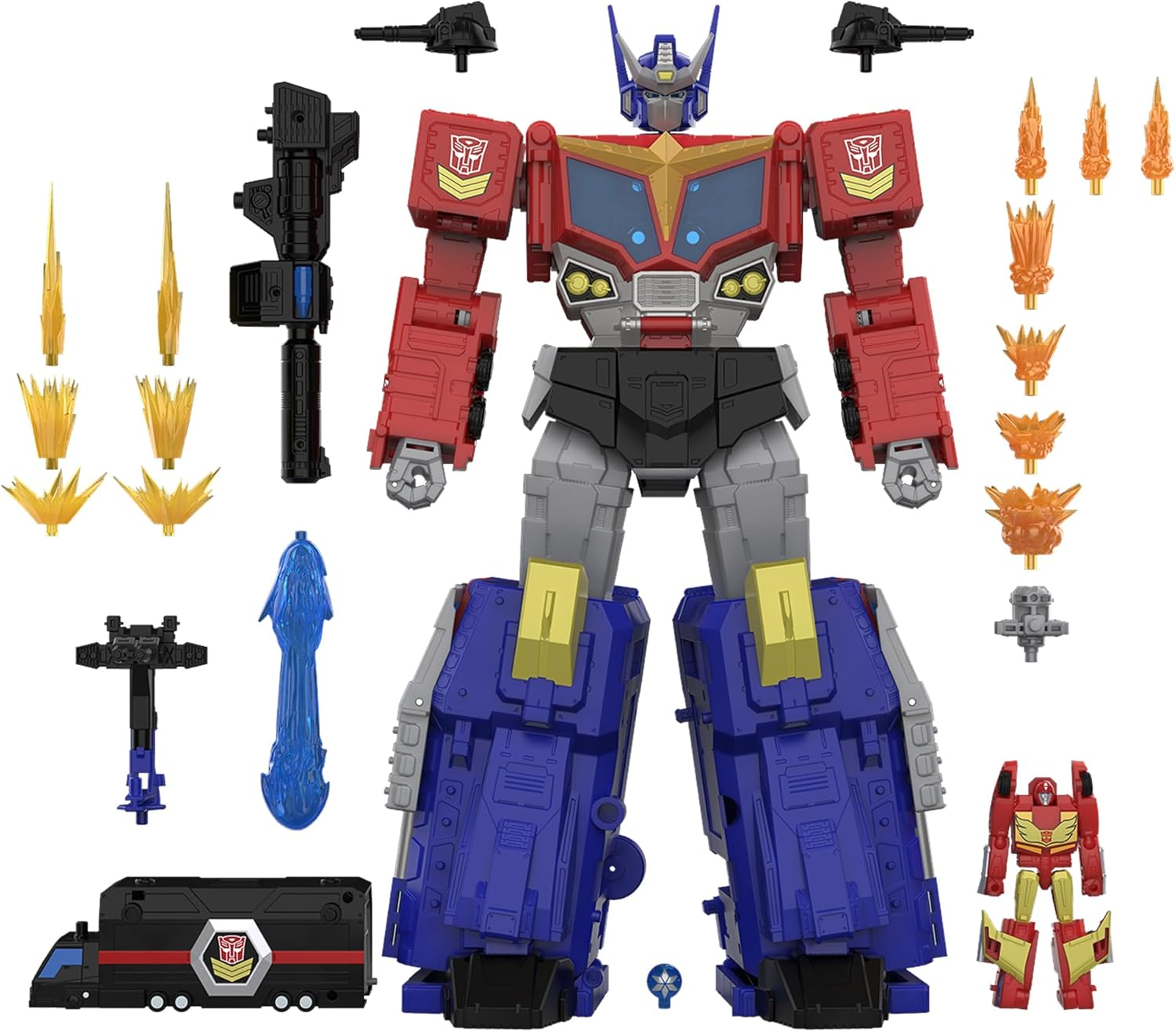Transformers Age of the Primes Titan Class the Thirteen Star Optimus Prime, 15-Inch Converting Action Figure, Robot Toys for Ages 15+ image number 2