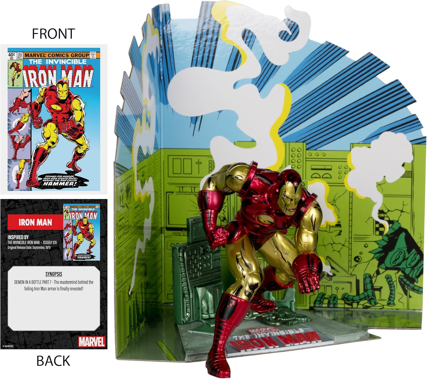 New Brand Collection 1:10TH WV1 - Figure 3 (Ironman (Ironman #126) by John Remeda Jr) image number 2