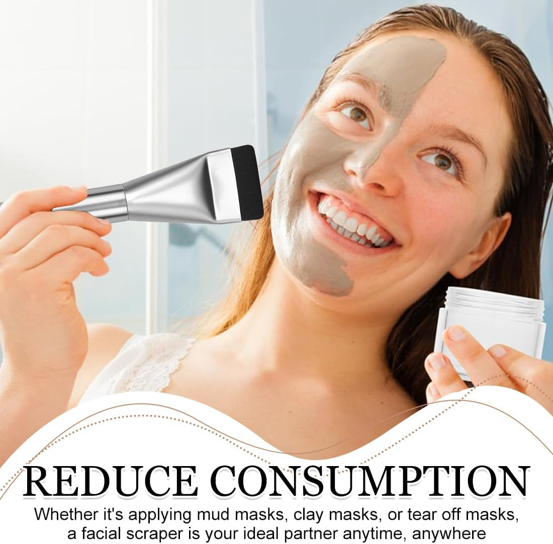 Pack of 3 Face Brush Fan Brush Face Mask Soft Makeup Mask Brushes for Face Masks, Eye Masks, Serum, Cleaning Mask or DIY Skin Care image number 1